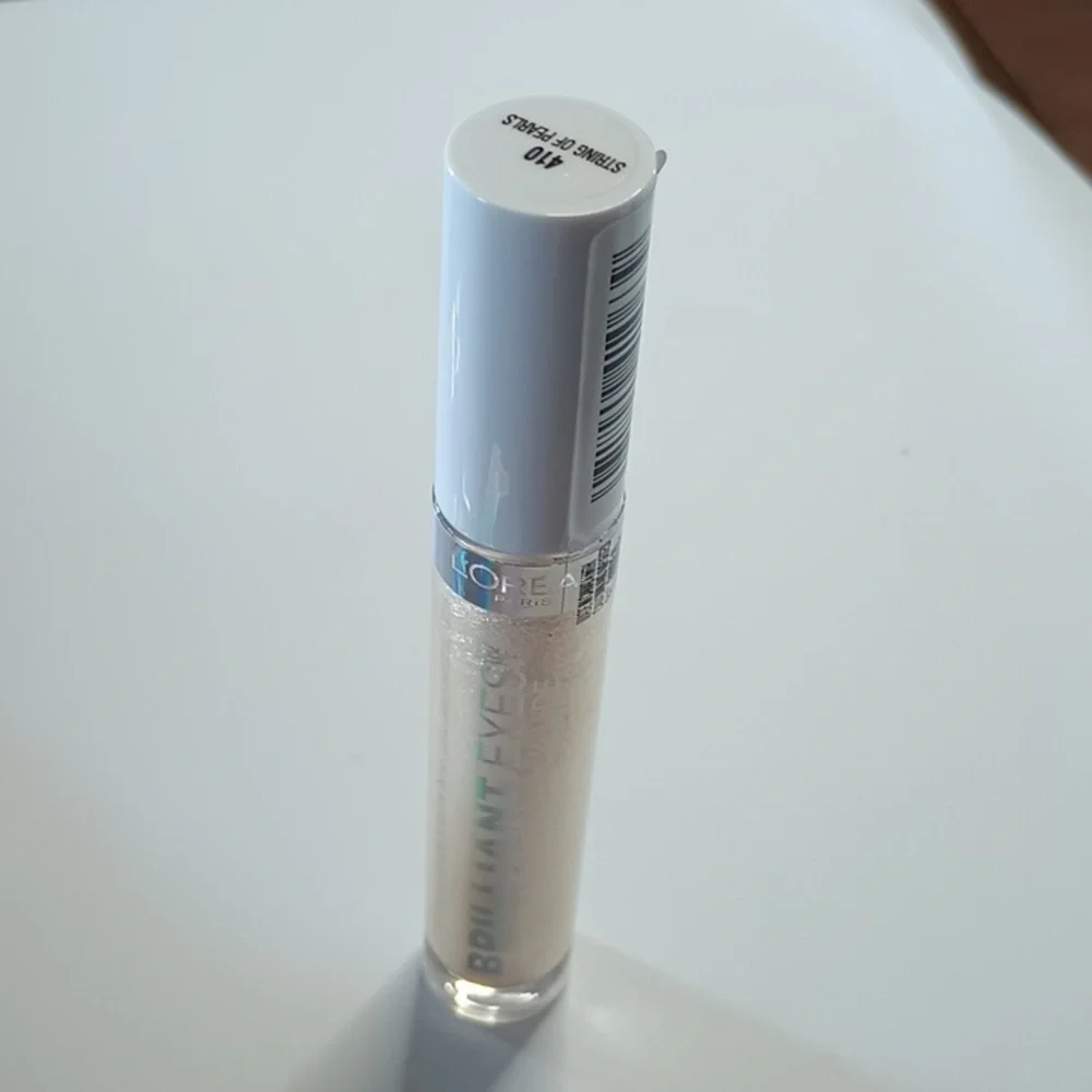 4 x L'Oreal Brilliant Eyes Shimmer Liquid Eye Shadow, 410 String of Pearls